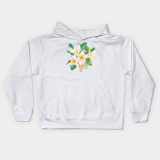 Frangipani - Sea Foam Kids Hoodie